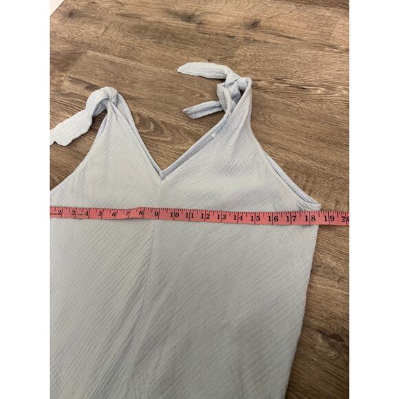 4Our Dreamers Gauze Jumpsuit Romper Blue Medium - Picture 8 of 10